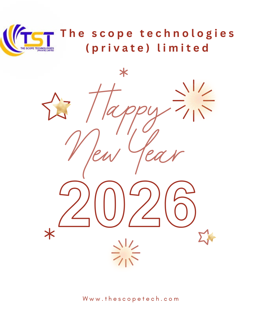 Happy New Year 2026 from The Scope Technologies (Pvt) Ltd